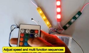 SET za RGB LED trak IR 72W 12V 6A daljinski upravljalnik + kontroler 44 tipk - slika 4