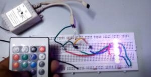 SET za RGB LED trak IR DC12V 72W 6A daljinski upravljalnik + kontroler 24 tipk - slika 4