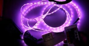 SET za RGB LED trak IR DC12V 72W 6A daljinski upravljalnik + kontroler 24 tipk - slika 8