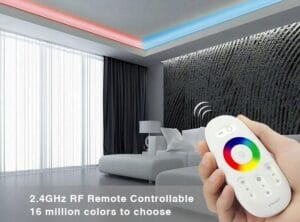 SET za RGBW LED trak RF 2,4G DC12/24V 72W 6A/kanal daljinski upravljalnik + kontroler - slika 12