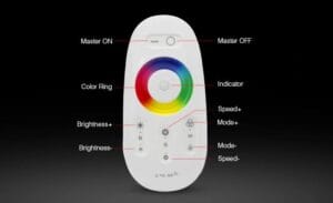 SET za RGBW LED trak RF 2,4G DC12/24V 72W 6A/kanal daljinski upravljalnik + kontroler - slika 6