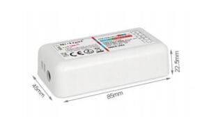 SET za RGBW LED trak RF 2,4G DC12/24V 72W 6A/kanal daljinski upravljalnik + kontroler - slika 3