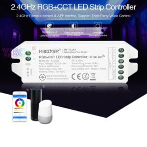 Kontroler Mi-light za RGB+CCT LED trak RF2.4G DC12-24V 6A/kanal FUT039 - slika 11