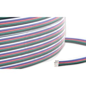 Kabel 5 žilni za RGBW LED trak 1m - slika 3