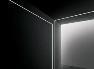 ALU profil VGRADNI 2m za LED trak ZA v mavčno ploščo - OZEK - slika 7