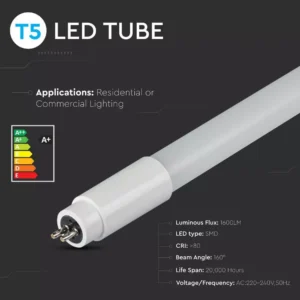 LED cevna sijalka T5 120cm 16W 1600lm steklena - slika 6