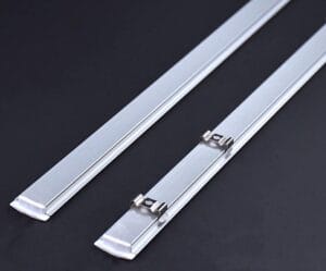 ALU profil VGRADNI SREBRN 2m za LED trak 24,7x7 - Paket 20kom - slika 6