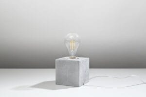 Namizna svetilka 1xE27 za LED IP20 ARIZ beton - slika 4