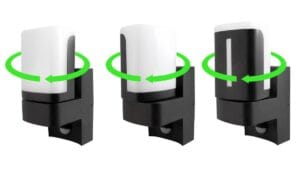 LED stenska svetilka 7,5W 4000k 380lm IP54 VERONI senzor PIR - slika 4