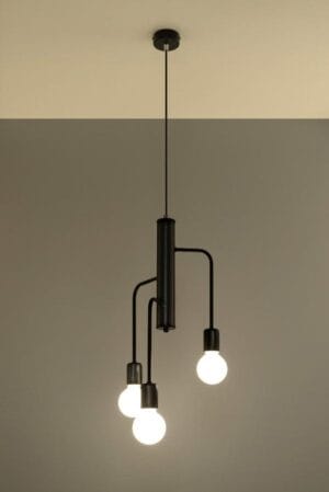 Viseča svetilka 3xE27 za LED IP20 DUOMO 3M - slika 4