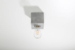 Stropna svetilka 1xE27 za LED IP20 ARIZ beton - slika 4