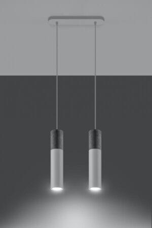 Viseča svetilka 2xGU10 za LED IP20 BORGIO 2 - slika 5