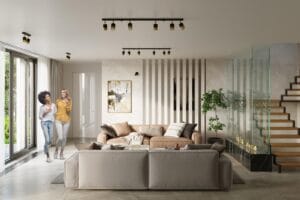 Svetilka 2xGU10 za LED IP20 RING 2 krom - slika 11