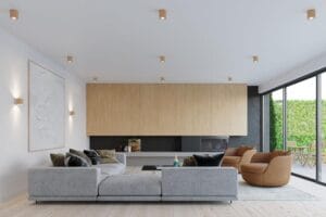 Stropna svetilka 1xGU10 za LED IP20 ORBIS lesena - slika 6