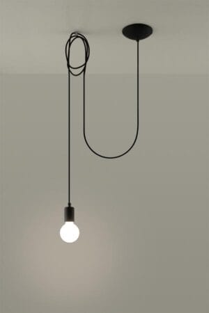 Viseča svetilka 1xE27 za LED IP20 EDISON 1 - slika 5