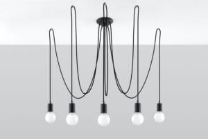 Viseča svetilka 5xE27 za LED IP20 EDISON 5 - slika 4