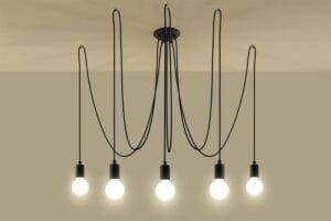 Viseča svetilka 5xE27 za LED IP20 EDISON 5 - slika 5