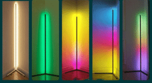 Stoječa svetilka LED RGB 9W 140cm - slika 8