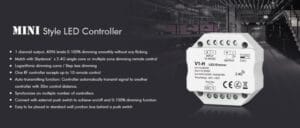 LED zatemnilnik-dimmer za v dozo V1-H 12-48VDC IP20 - slika 9