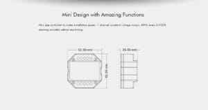LED zatemnilnik-dimmer za v dozo V1-H 12-48VDC IP20 - slika 10