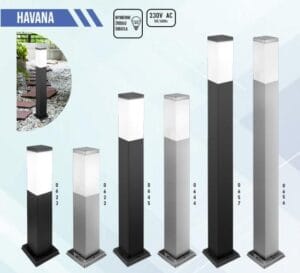 Talna svetilka 1xE27 za LED IP44 HAVANA - slika 17