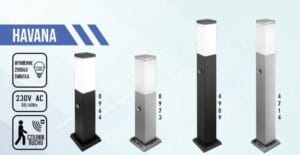 Talna svetilka 1xE27 za LED IP44 HAVANA s senzorjem - slika 17