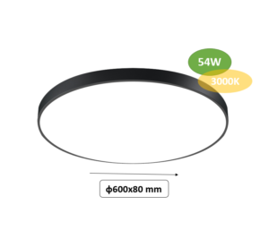 LED stropna svetilka 54W 4050lm fi600mm IP20 120° - slika 8