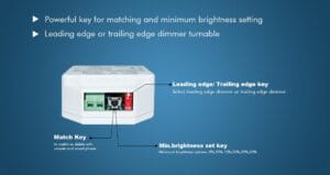 LED zatemnilnik-dimmer za v dozo V1-B 100-240VAC IP20 - slika 10