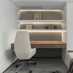 ALU profil KOTNI 2m za dvojni LED trak 23,5x23,5 - komplet - slika 13