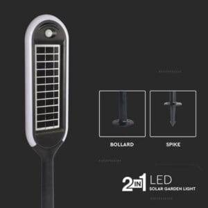 LED solarna svetilka 5W 400lm IP65 360° - slika 9