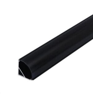 ALU profil KOTNI ČRN 2m LED trak 15,8x15,8 - komplet - slika 6