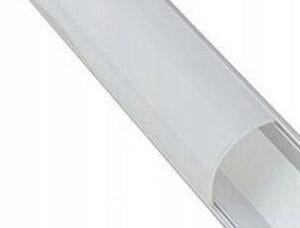 ALU profil KOTNI 2m za dvojni LED trak 23,5x23,5 - komplet - slika 6