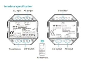 LED zatemnilnik-dimmer za v dozo V1-B 100-240VAC IP20 - slika 4