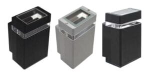 Stenska svetilka 1xGU10 za LED IP54 HANA pravokotna - slika 3