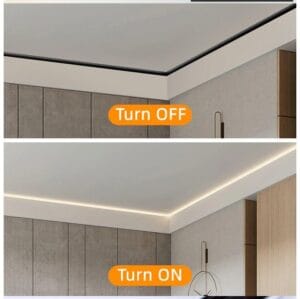 ALU profil KOTNI ČRN 2m LED trak 15,8x15,8 - komplet - slika 14