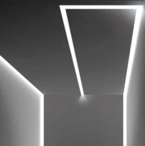 ALU profil VGRADNI 2m za več LED trakov 35x50 - komplet - slika 11