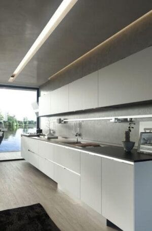 ALU profil KOTNI 2m za dvojni LED trak 23,5x23,5 - komplet - slika 11