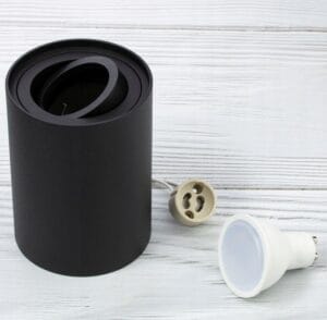 Stropna svetilka 1xGU10 za LED 80x84mm IP20 gibljivo ohišje okrogla - slika 10