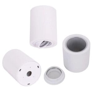 Stropna svetilka 1xGU10 za LED 80x84mm IP20 gibljivo ohišje okrogla - slika 6