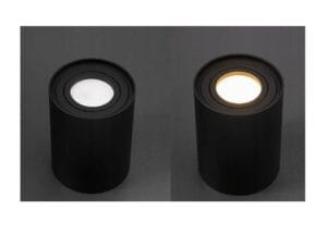 Stropna svetilka 1xGU10 za LED 80x84mm IP20 gibljivo ohišje okrogla - slika 12