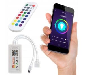 Kontroler z daljincem za RGB LED trak DC5-24V 72W 6A 3 kanalni Smart Tuya APLIKACIJA mini - slika 3
