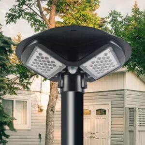 LED solarna vrtna svetilka 10000lm 5000k  IP65 s senzorjem - slika 12