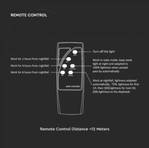 LED solarna vrtna svetilka 10W 6500k 1500lm IP65 s senzorjem - slika 11