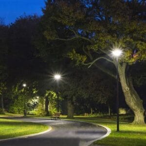 LED solarna vrtna svetilka 10W 6500k 1500lm IP65 s senzorjem - slika 13