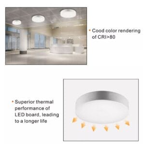 Led plafonjera 21W 3CCT 1300 lm IP65 P3201 - slika 8