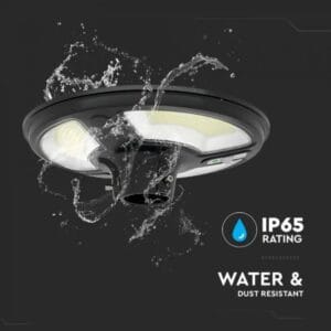 LED solarna vrtna svetilka 10W 6500k 1500lm IP65 s senzorjem - slika 8