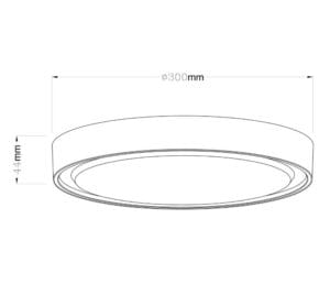 LED plafonjera 18W 3CCT 1300lm IP65 P25822 - slika 10