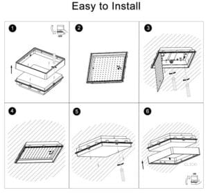 Plafonjera 1/2xE27 za LED IP65 P2201 - slika 10