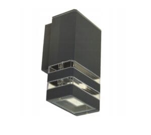 Stenska svetilka 1xGU10 za LED IP54 SANTA pravokotna - slika 3