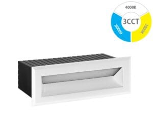 LED stopniščna svetilka 3W 240lm IP65 PC1405 vgradna - slika 3
